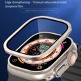 thumbnail image 1 of Langgg 2pieces Non Discoloring Titanium Frame 49mm Protective Tempered Film Protective Film Tightly Orange, 1 of 6