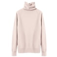 thumbnail image 4 of IMENGL Chandail en Laine Col Roulé Première Ligne, Beige TG, Taille m-2TG, 4 of 4