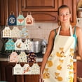 thumbnail image 1 of Vaidha 1 Pce Parent Adulte la Famille Cuisine Joli Imprimé Lin Tabliers de Famille, 1 of 2