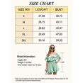 thumbnail image 4 of Women‘s Summer Off Shoulder Dress Pleated Flowy Neck Belt Printed Dress, 4 of 4