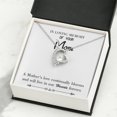 thumbnail image 4 of To Mom Remembrance Message Mother's Love Blooms White Forever Necklace w Message Card, 4 of 8