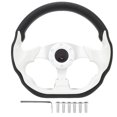 thumbnail image 2 of Cart Steering Wheel Universal 12.5 Inch Racing Style Steering Wheel for E Z GO TXT  RXV   Carts, 2 of 7