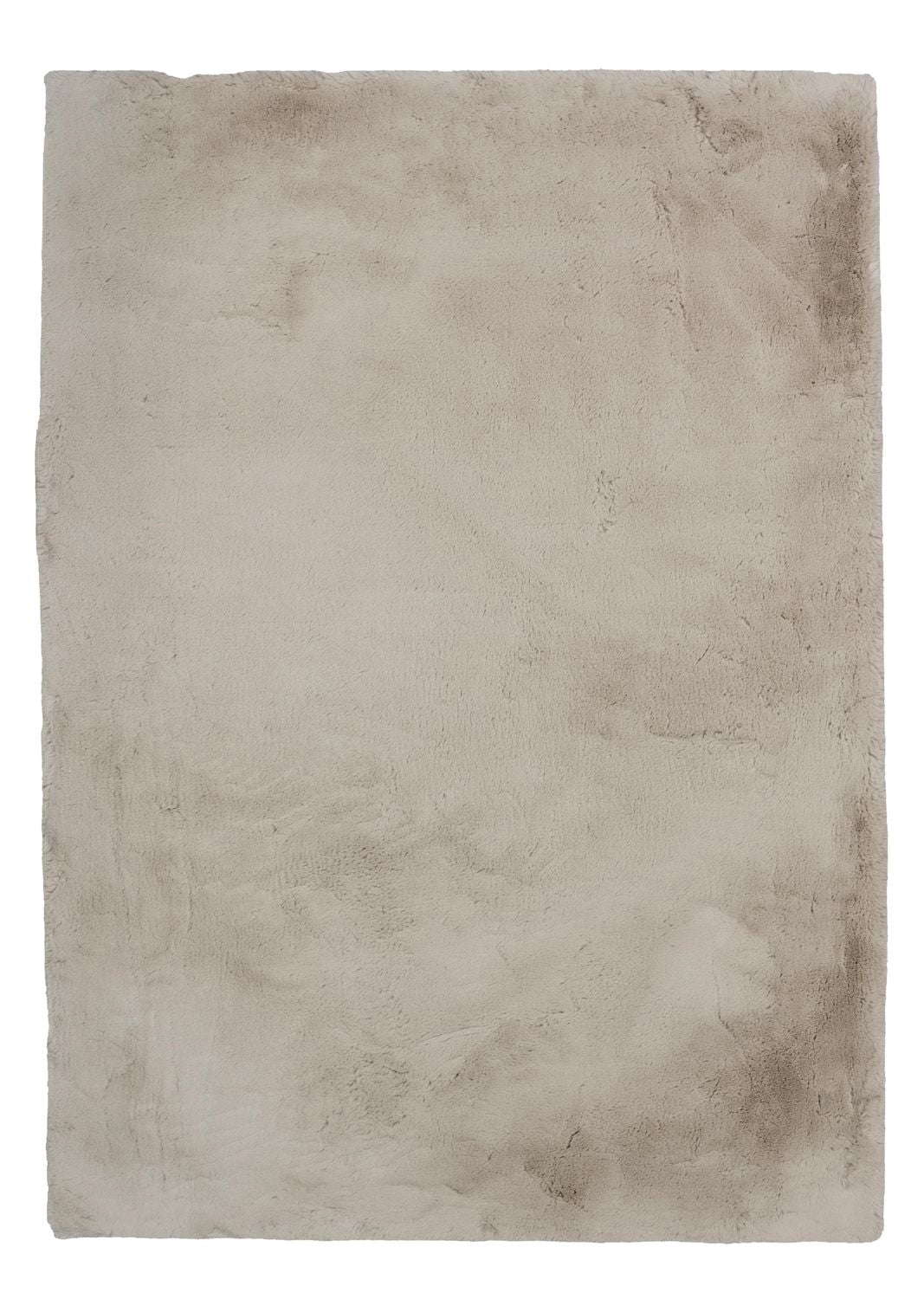 Tapis Maven Faux Lapin gris pâle de 8 pi x 10 pi