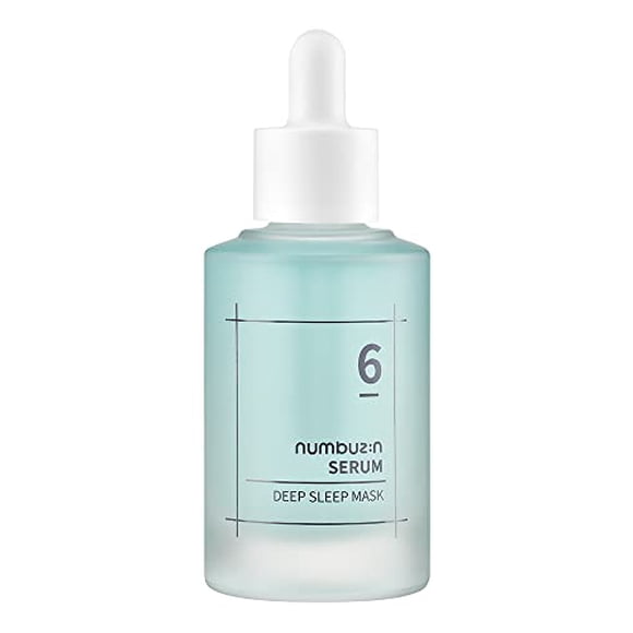 numbuzin No6 Sérum Masque Sommeil Profond, 169 Fl Oz 50 ml Terne, Peau Sèche, Hydratant, Éclat d'Eau, Élasticité