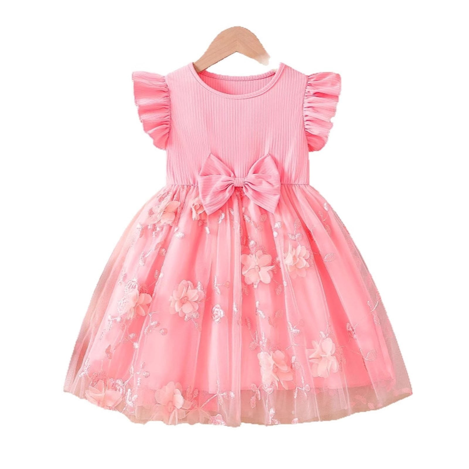 Girl Dresses Ruffle Tulle Dress Toddler Girls Summer Dresses Baby