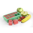 thumbnail image 3 of Melii Silicone Baby Food Freezer Tray with Lid - Mint - for baby toddler adult, 3 of 6
