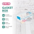 thumbnail image 3 of Sterilite 7.5 Quart Clear Plastic Storage Box with Latching Lids, (6 Pack), 3 of 11