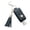 Black, variant on 30Ml Empty Hand Sanitizer Bottle and Keychain Set Holder Hand Sanitizer Leather Case Outdoor Portable Keychain Leather Case 8 Colors Sky Blue Sky Blue