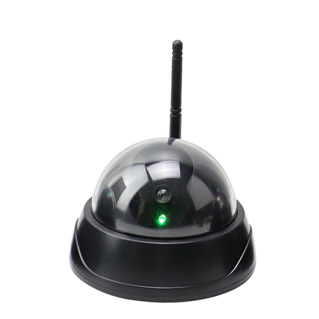 Easy To Install Simulation Camera Water Proof Model Wide-angle Probe With Flashing Light Household Hemisphere