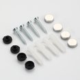 thumbnail image 4 of Xingzhi 10 Pieces Stainless Steel Clothes Hanger Punch-free Self-adhesive Replacement Waterproof Anti-rust Hook Rack Large Small 1.5mm, 4 of 6