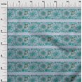thumbnail image 2 of oneOone Viscose Chiffon Fabric Leaves & Floral Block Print Fabric BTY 42 Inch Wide, 2 of 4