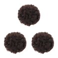 thumbnail image 3 of Baohd Effortless Afro Puff Drawstring Ponytail Bun Short Afro Kinky Puff Synthetic Brown Black 3Set, 3 of 6