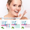 thumbnail image 2 of Disposable Toothbrushes with Toothpaste, 5-in-1 Tool(Mini Toothbrush & Floss & Tongue Scraper & Toothpick Set) with Bursting BeadPortable Oral Care for Home&All in-One Oral Care on The Go, 2 of 8