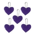 thumbnail image 1 of Dvkptbk The Reflector 5Pcs Reflective Pendant Outdoor Reflective Pendant Heart Shaped Reflective Suitable for Backpack Riding Walking Running Travel Equipment, 1 of 1