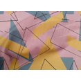 thumbnail image 4 of oneOone Cotton Poplin Fabric Rectangle & Triangle Geometric Decor Fabric Printed BTY 42 Inch Wide, 4 of 4