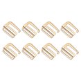 thumbnail image 1 of Unique Bargains 1.5' 38mm Webbing Release G Hook Buckle Adjusters for Backpack Strap, 8Pack Gold Tone, 1 of 5