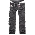 thumbnail image 2 of Mens Work Pants Cargo Mens Fashion Casual Cotton Multi-pocket Outdoors Work Trouser Cargo Long Pants, 2 of 9