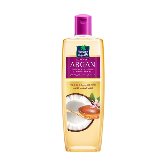 Parachute Advansed Huile Capillaire à l'Argan avec Noix de Coco, Renouvele et Renforce les Cheveux Secs et Abîmés, 10.1 floz