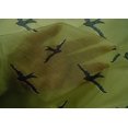 thumbnail image 4 of oneOone Cotton Silk Fabric Bird Block Printed Fabric 1 Yard 42 Inch Wide, 4 of 4