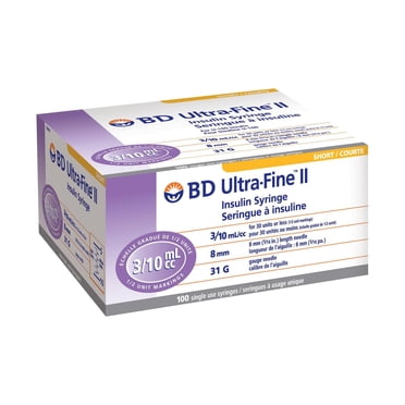 Ultra-Fine 0.3ML 30G 8MM Syringe (5/16")