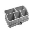 thumbnail image 2 of EGNMCR Storage Bins, Storage Containers Silicone Toothbrush Toothpaste Storage Box Rack Bathroom Storage Rack Bathroom Wash Set Beauty Product Storage Silicone storage box, 2 of 6