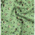 thumbnail image 1 of Soimoi Georgette Viscose Fabric Moon & Stars Galaxy Print Sewing Fabric Yard 42 Inch Wide, 1 of 6