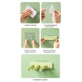 thumbnail image 4 of serony 2-in-1 Toothpaste Holder Wall Facial Tubing Cream Squeezer Self Adhesive Detachable Household Extraction Dispenser Rack Green, 4 of 8