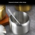 thumbnail image 2 of thinsony Sugar Bowl Coffee Tea Spice Jar Kitchen Gadgets Salt Container Integrated Design Cooking Supplies Seasoning Pot Gold Type 2 L, 2 of 9