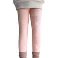 thumbnail image 5 of cfhntfmh Baby Girls Leggings Soft Ribbed High Elastic Waisted Solid Color Leggings Todder Infant Fall Winter Clothes, 5 of 5