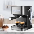 thumbnail image 2 of 15 Bar Espresso Machine 1050W All-In-One Semi-Automatic Coffee Machine with, 2 of 8