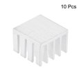 thumbnail image 3 of Unique Bargains Radiateurs Électroniques en Aluminium 14x14x10mm pour Puce MOS IC Ton Argent Lot de 10, 3 of 4