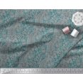 thumbnail image 3 of Soimoi Modal Satin Fabric Artistic Paisley Print Sewing Fabric Yard 42 Inch Wide, 3 of 3