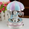 thumbnail image 1 of LSLJS Kids Girls Led Carousel Light Music Box Birthday Gift Musical Toy, Rotating Music, 1 of 2