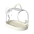 thumbnail image 3 of GROWTH TANK Bird Cage Multipurpose Parrot Outing Cage Bird Carrier for Parrotlets Cockatiels White, 3 of 9