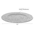 thumbnail image 4 of Assiette De Présentation (Paillettes) (Argent) (33 Cm) - Lot De 12, 4 of 4