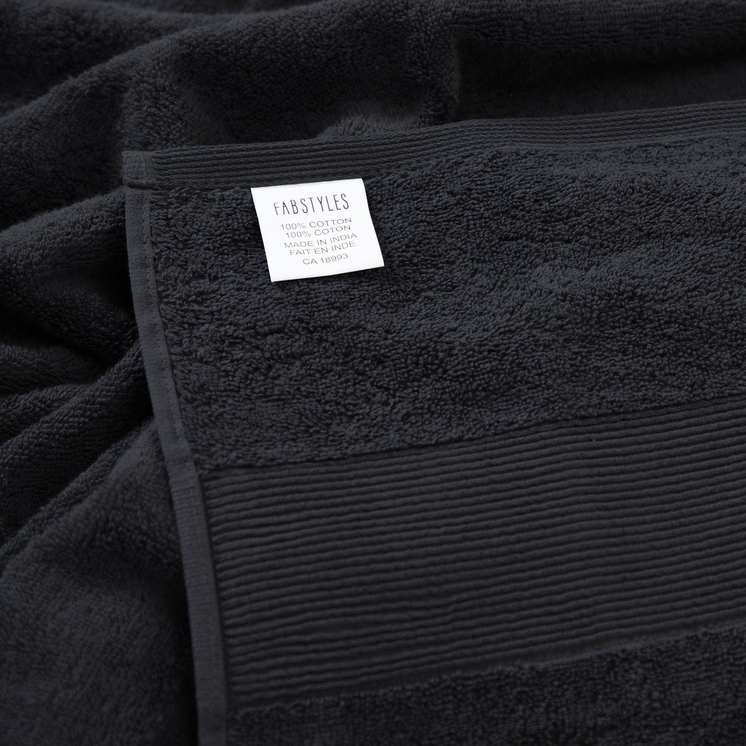 Fabstyles Super Soft and Absorbent Hand Towel, Luxury Hand Towels for Spa, Home, and Hotel, Quick Dry Hand Towels, Set of 6, 16 x 28 Inches