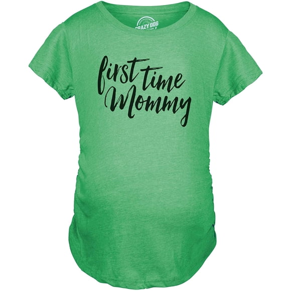 Maternity First Time Mommy Pregnancy T Shirt Cute Belly Bump Tee Mother to Be