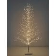 thumbnail image 1 of 5.8Ft White Pre-Lit Birch Tree with 1099 LED Lights Christmas Holiday Decor Indoor Use Only, 1 of 5