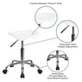 thumbnail image 2 of Vibrant White Tractor Seat and Chrome Stool, 2 of 9