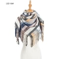 thumbnail image 2 of Penkiiy Foulard pour Femmes Mode Hiver Femmes Foulard Colorée Foulard Décontractée à Franges Châle F Foulard, 2 of 5