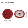 thumbnail image 2 of Unique Bargains 10pcs 32L Fabric Cloth Covered Button 20mm Round Metal Shank Sewing Buttons for Suits Dress Blouses, Red, 2 of 5
