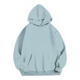 thumbnail image 3 of MeetoTime Sweat à Capuche Surdimensionné pour Femmes 2024 Décontracté à Manches Longues avec Poches, 3 of 5