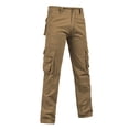 thumbnail image 2 of Yuyuzo Mens Cargo Pants Plus Size Straight Leg Low Waisted Trousers with Multi Pockets Classic Cargos Solid Color, 2 of 6