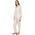 thumbnail image 4 of Bimba Chemise Imprimée Blanc Cassé à Boutons avec Pantalon de Pyjama à Taille Élastique-6, 4 of 6
