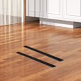 thumbnail image 1 of HLONK 2 Pcs Rampes de Seuil pour Embrasures Bande de Transition de Plancher Noir, 1 of 8