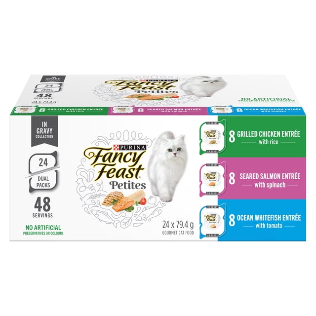 Fancy Feast Petites Collection en Sauce Nourriture pour Chat Gourmet