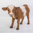 thumbnail image 2 of Statue d'Animal de Décoration de Jardin Statue de Vache Debout Brune, 2 of 5