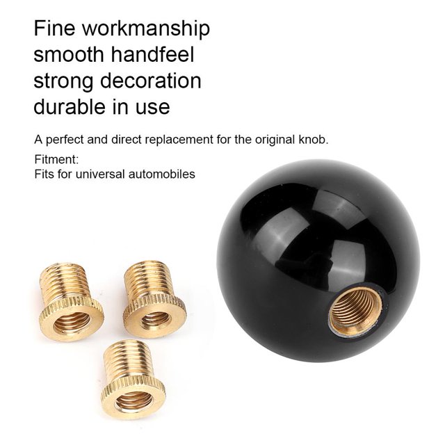 Wchiuoe Universal Gear Shifter,Universal Round Ball Car Automobile Gear Shift Knob Handle Lever Shifter Replacement,Gear Shift Handle