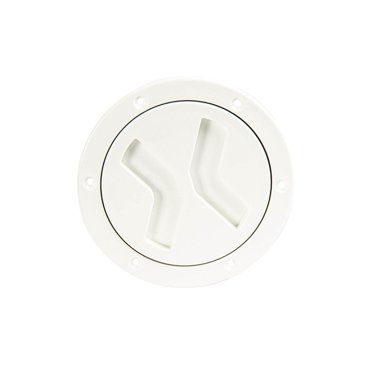 serony Boat 4 inch Access Port Hatch Cover Out Deck Plate for ABS Material White