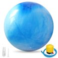 thumbnail image 1 of Yoga Ball Thick & Anti Burst Fitness Ball Exercise Ball Stability Ball for Balance Exercise Workout Core Training Quick Pump Included Balance Ball in Gym Office Indoor, 1 of 8